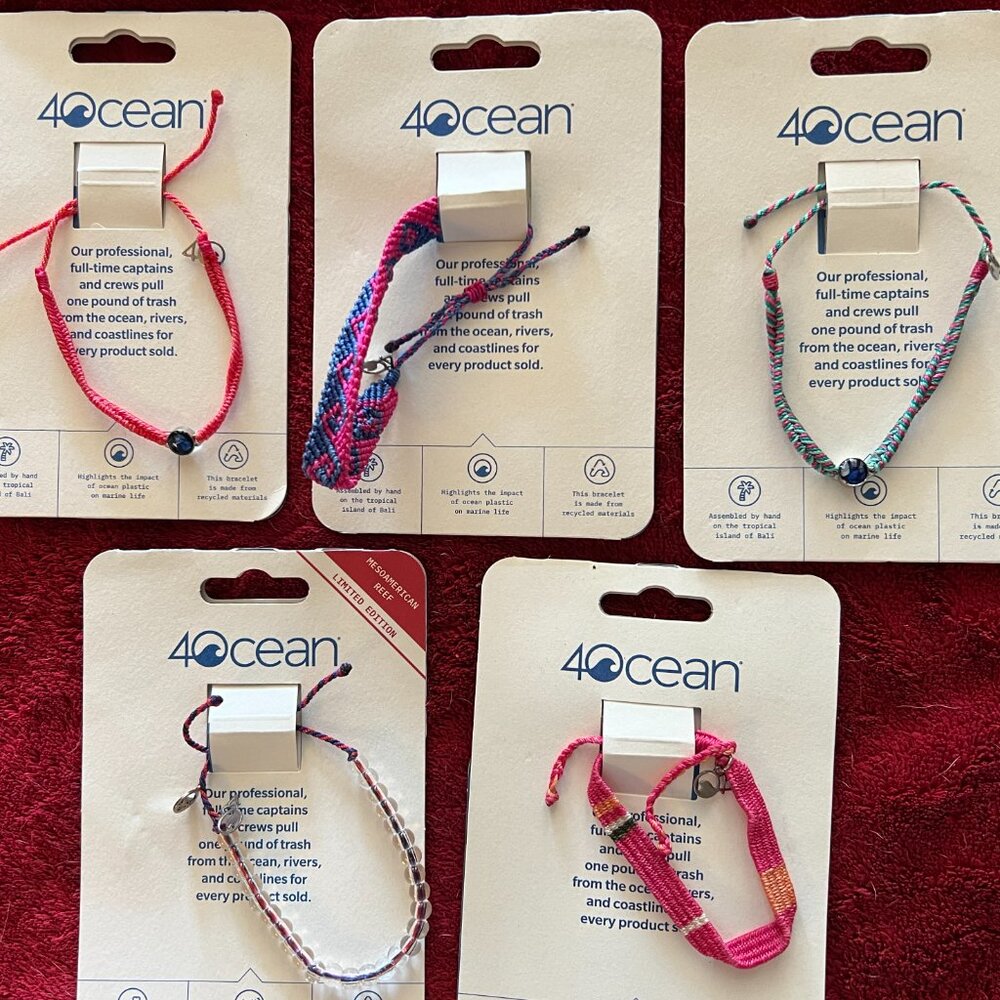 4Ocean Lot of 5 bracelets